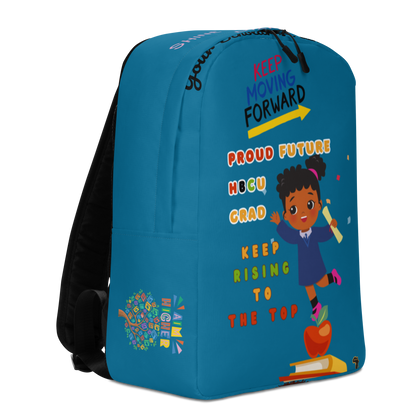 Young Gifted Black Keep Moving Forward Proud Future HBCU Grad Backpack