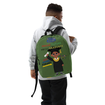 Young Gifted Black Proud Future HBCU Grad Backpack for Boys