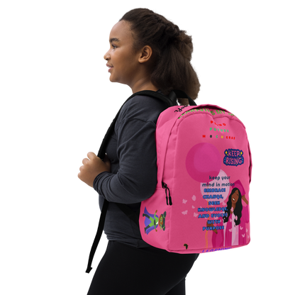 Young Gifted Black Proud Future HBCU Scholar Backpack for Girls