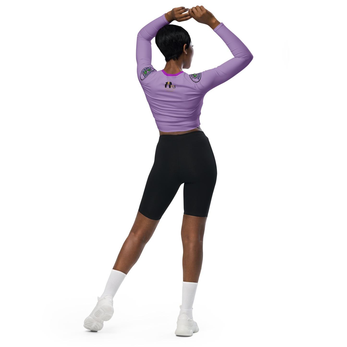 Matching Energy Recycled Long Sleeve Crop Top
