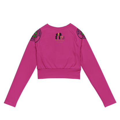 Matching Energy Recycled Long Sleeve Crop Top