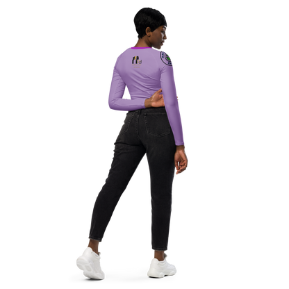 Matching Energy Recycled Long Sleeve Crop Top