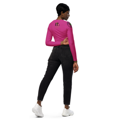 Matching Energy Recycled Long Sleeve Crop Top