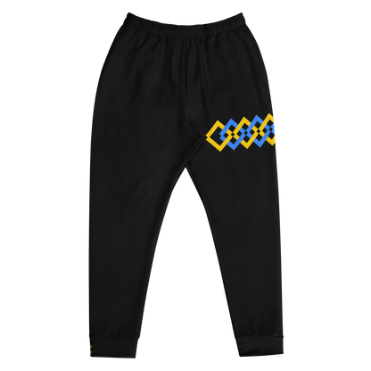 Coordinated Argyle Joggers for Men