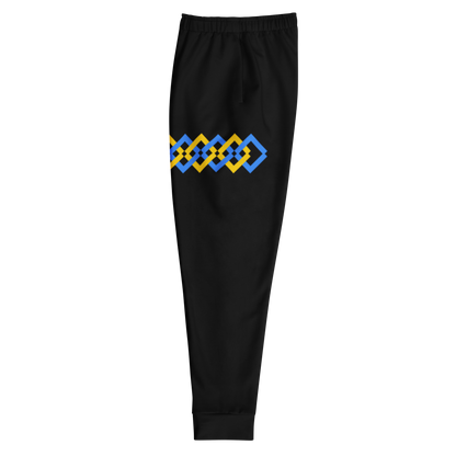 Coordinated Argyle Joggers for Men