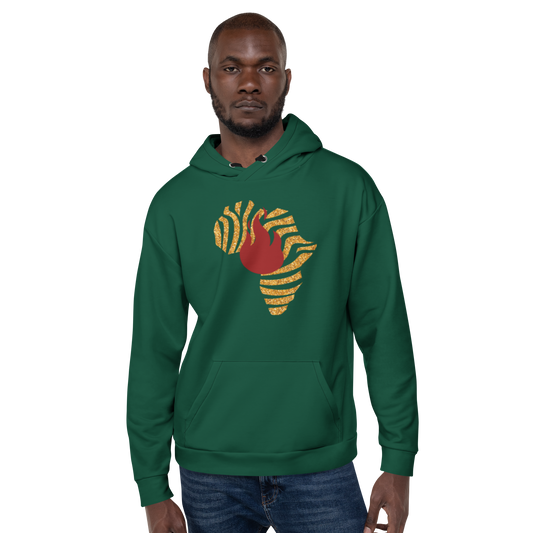 "Lit from the Continent" Unisex Hoodie