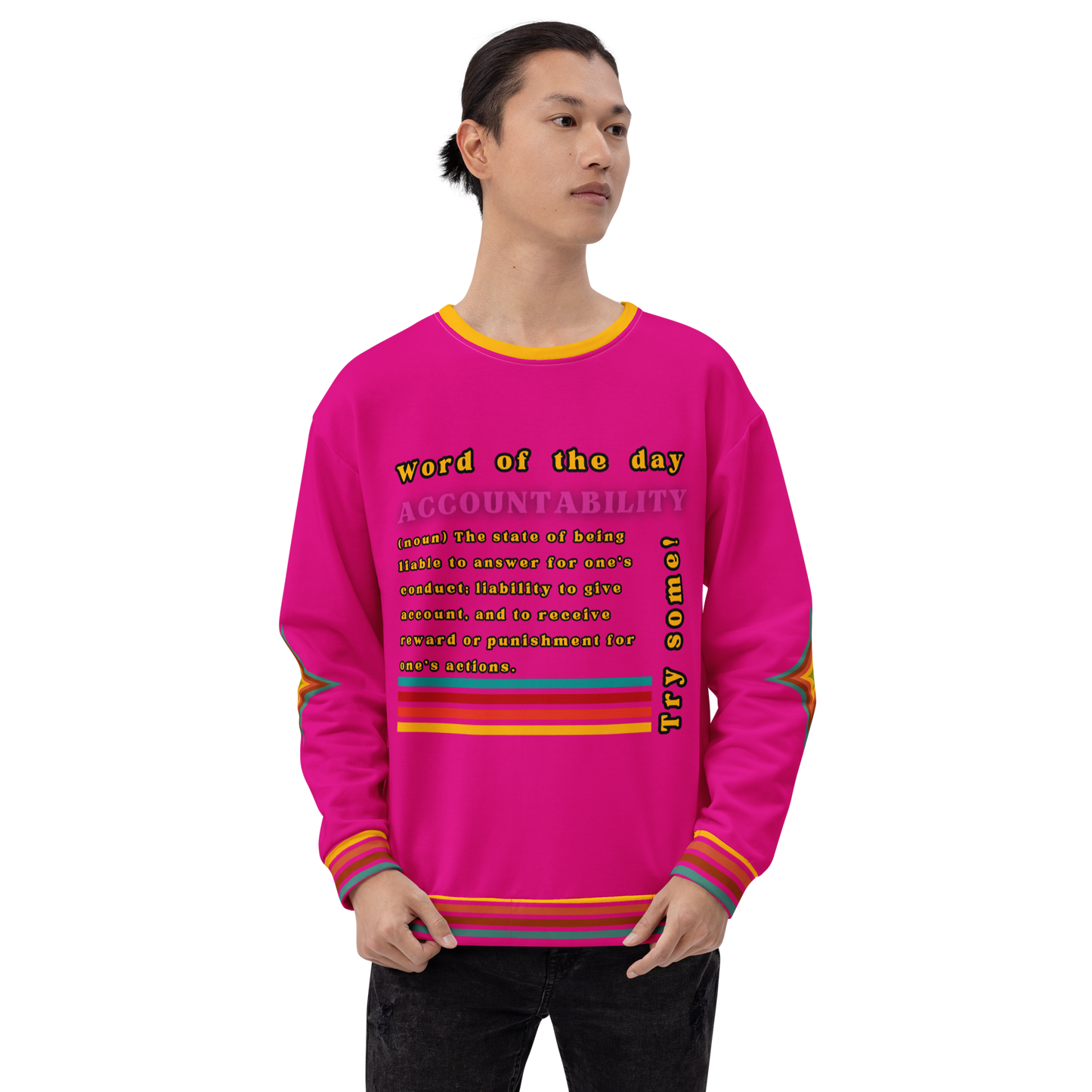 Accountability Multi-Color Unisex Premium Sweatshirt