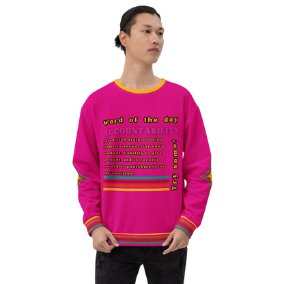 Accountability Multi-Color Unisex Premium Sweatshirt