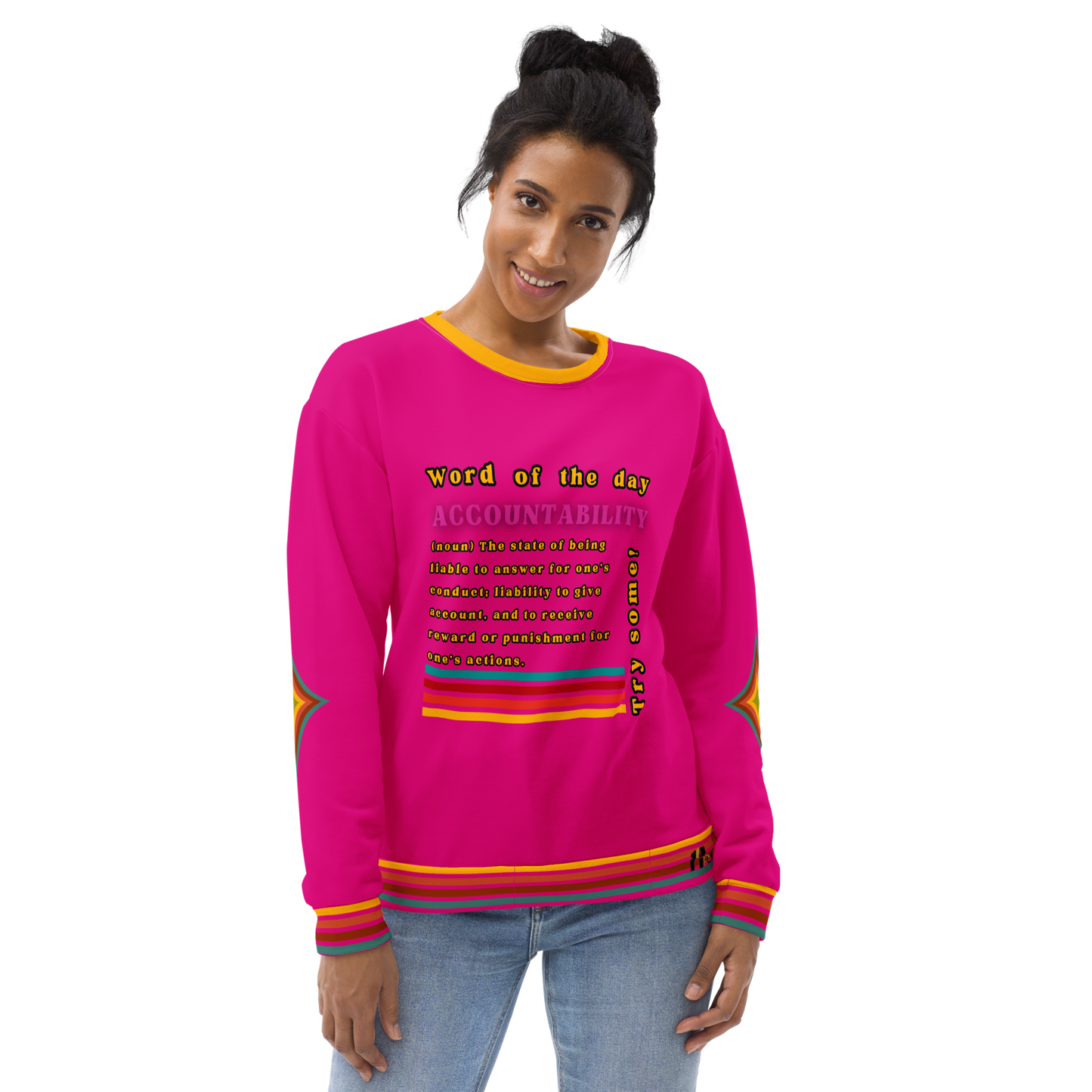 Accountability Multi-Color Unisex Premium Sweatshirt