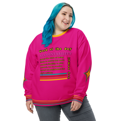 Accountability Multi-Color Unisex Premium Sweatshirt