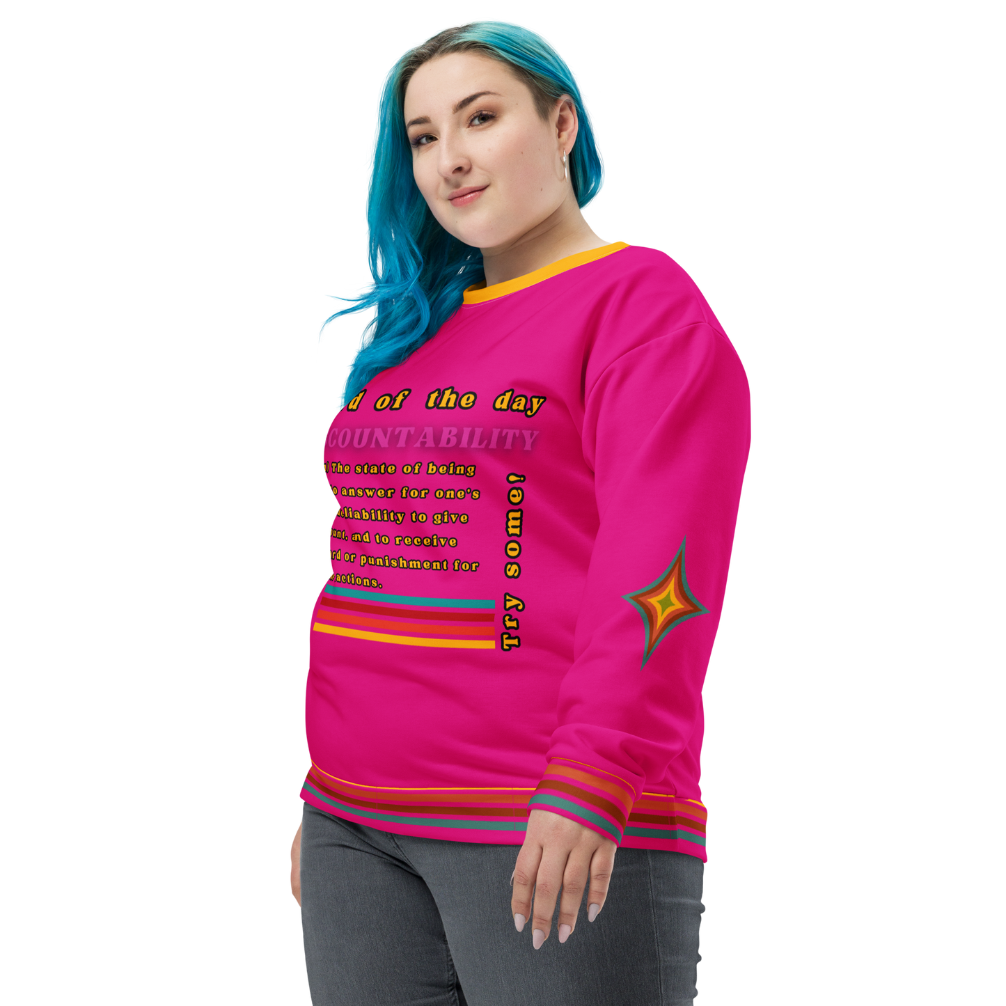 Accountability Multi-Color Unisex Premium Sweatshirt