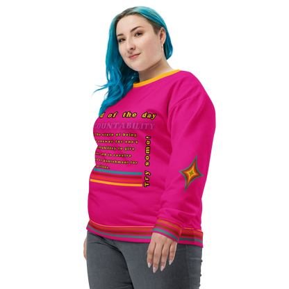 Accountability Multi-Color Unisex Premium Sweatshirt