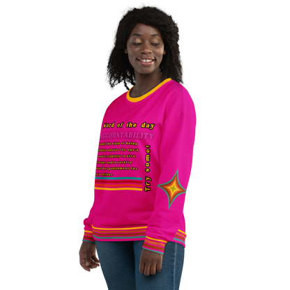 Accountability Multi-Color Unisex Premium Sweatshirt