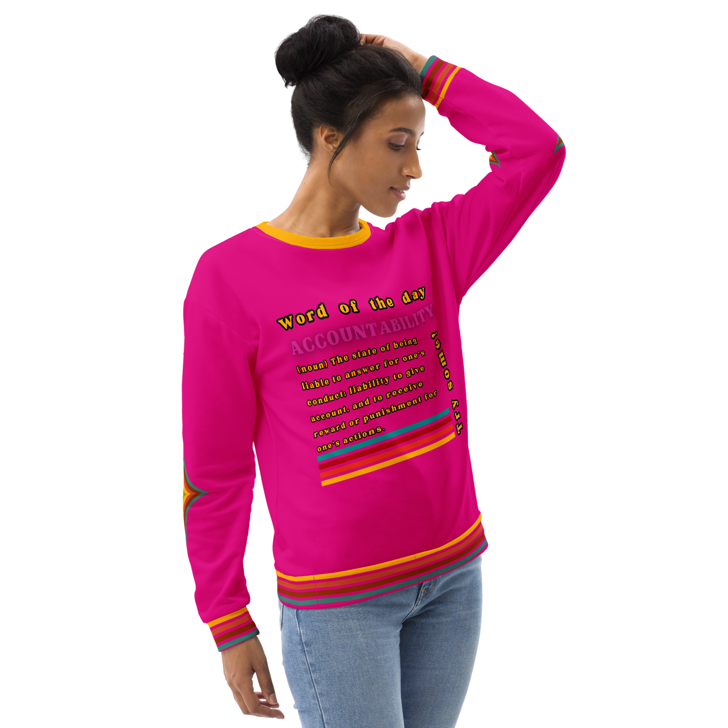 Accountability Multi-Color Unisex Premium Sweatshirt