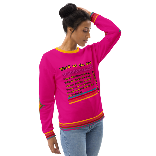 Accountability Multi-Color Unisex Premium Sweatshirt