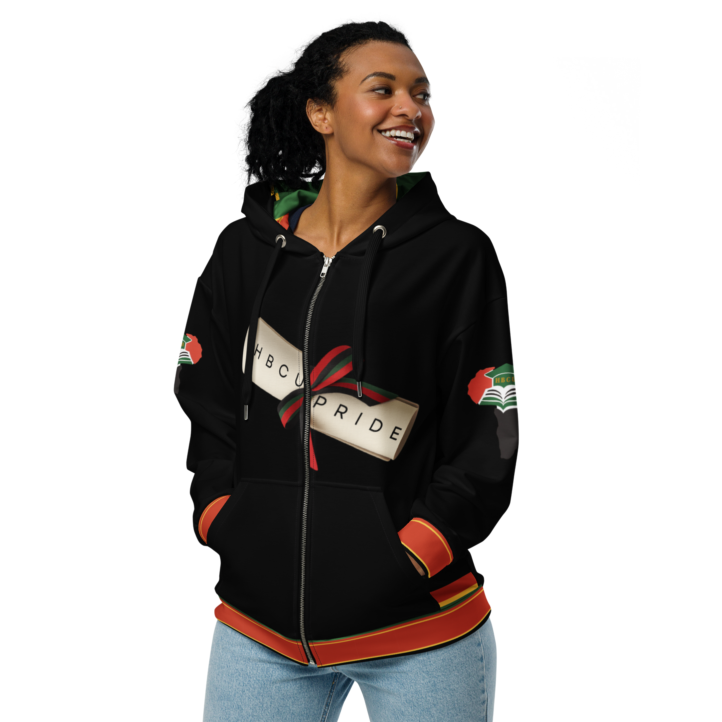HBCU Legacy & Pride Recycled Unisex Zip Hoodie