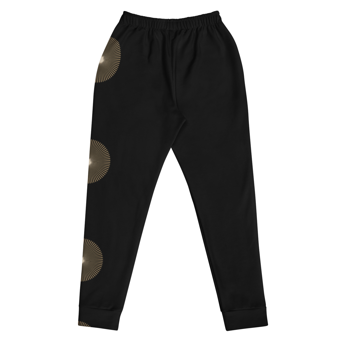 Nubian Luxe Joggers – Black & Gold for Women