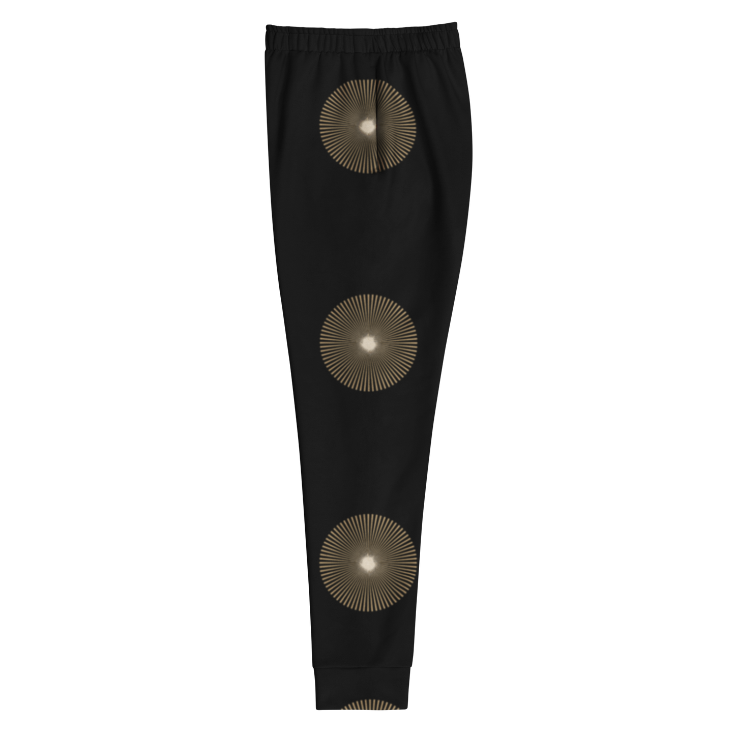 Nubian Luxe Joggers – Black & Gold for Women
