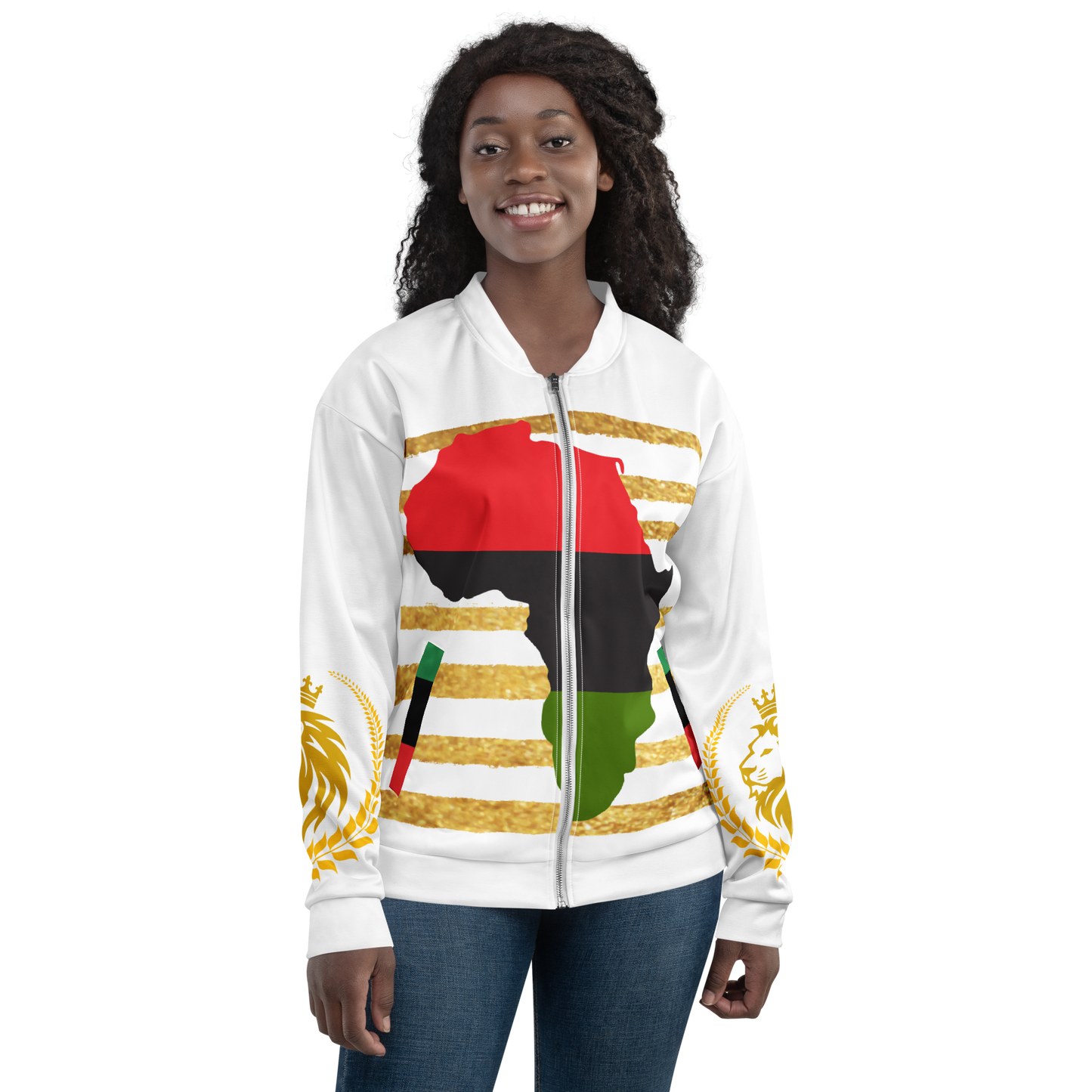 Royal Roots Pan-African Unisex Bomber Jacket