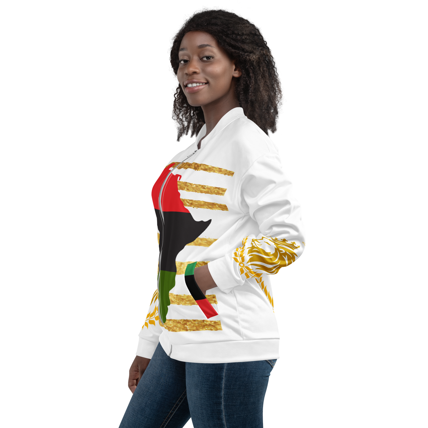Royal Roots Pan-African Unisex Bomber Jacket