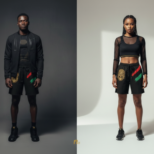 Pan African Pride Unisex Long Shorts