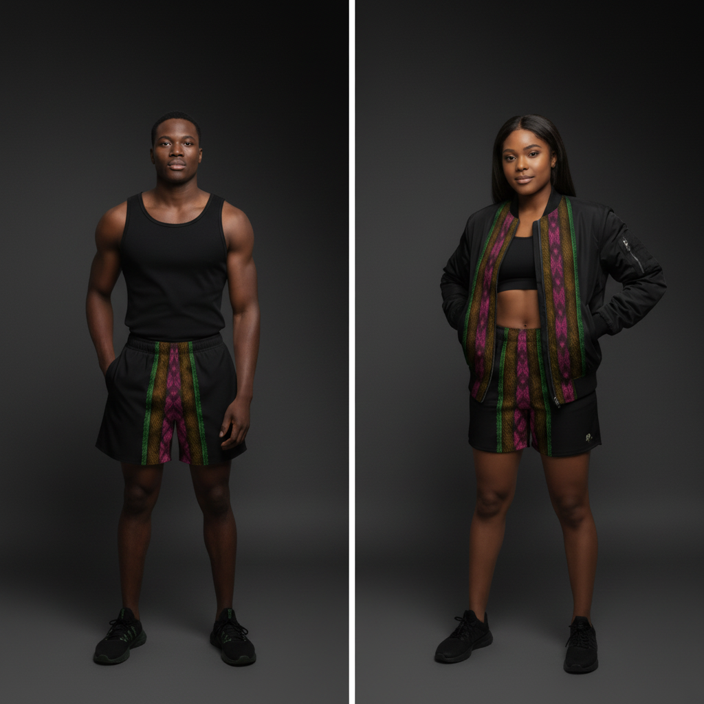 Nubian Motion Unisex Shorts