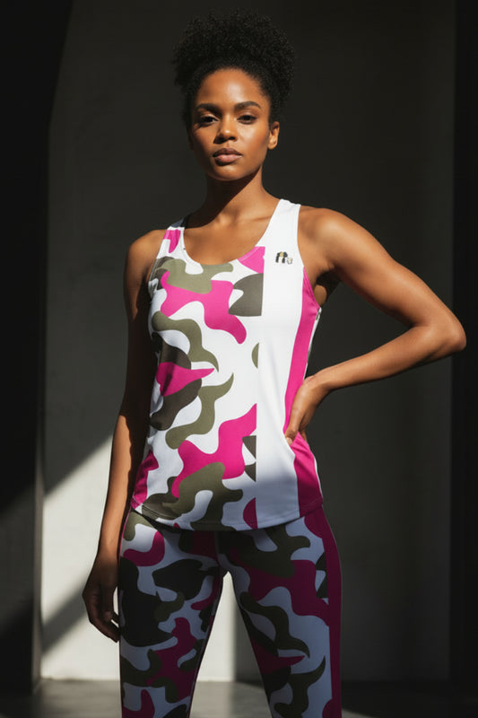Luxe Camo Performance Tank for Women