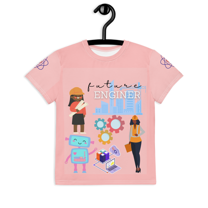 Future Engineer Youth Crewneck Tee for Girls
