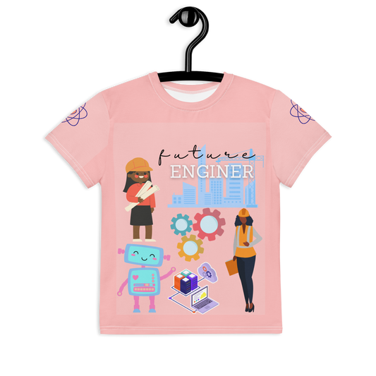 Future Engineer Youth Crewneck Tee for Girls