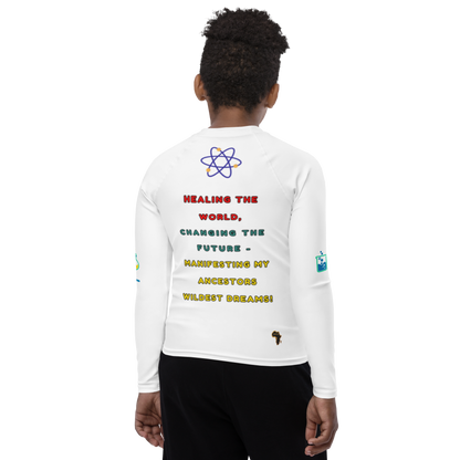 Future Scientist Youth Rash Guard Tee for Boys