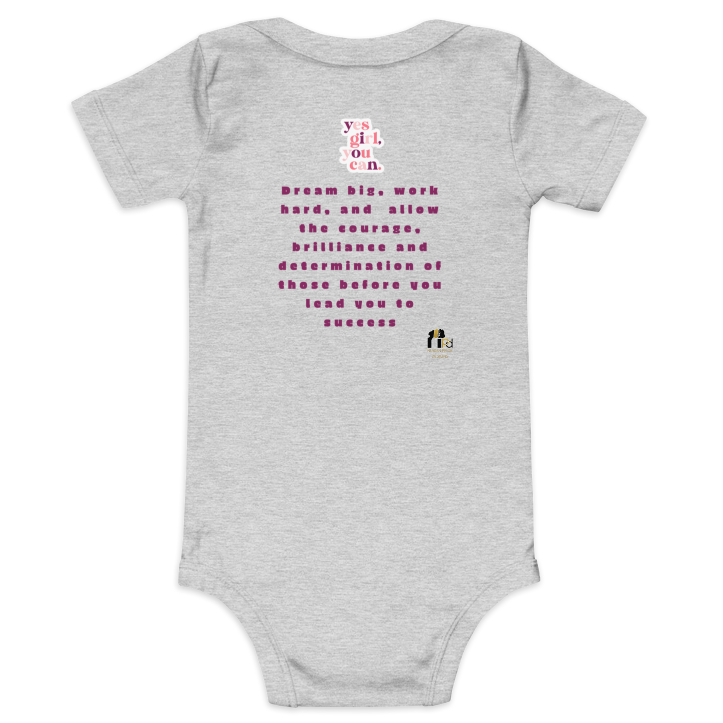 Proud Future HBCU Graduate Short Sleeve Onesie Tee for Girls