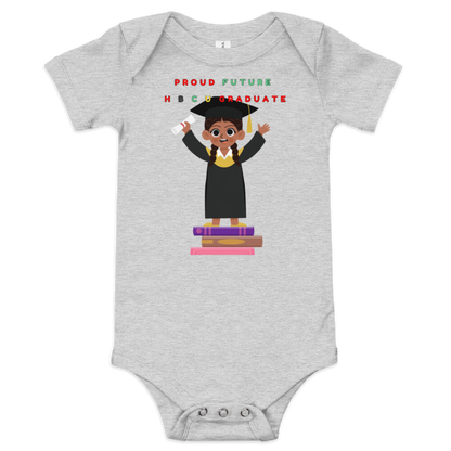 Proud Future HBCU Graduate Short Sleeve Onesie Tee for Girls