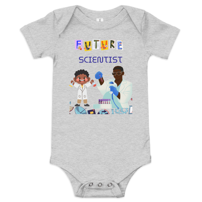Future Scientist Baby Short Sleeve Onesie for Boys
