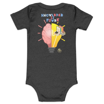 Education Is Key Short Sleeve Onesie Tee for Boys