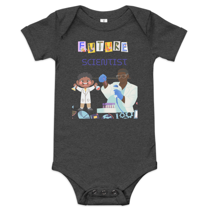 Future Scientist Baby Short Sleeve Onesie for Boys