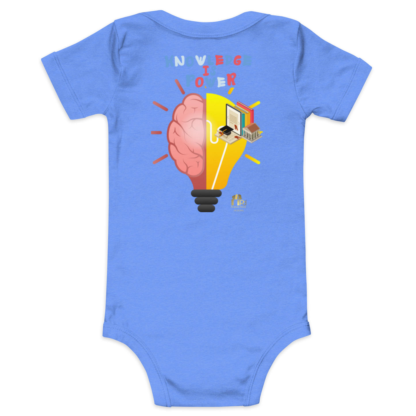 Education Is Key Short Sleeve Onesie Tee for Boys