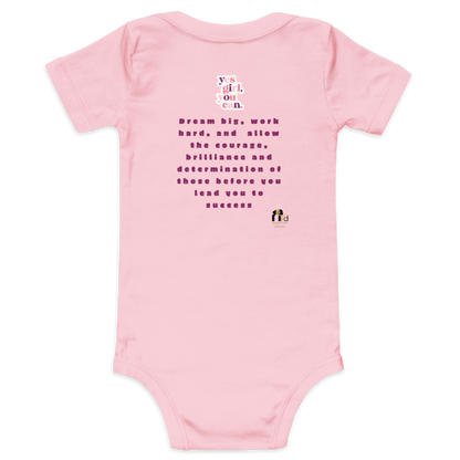 Proud Future HBCU Graduate Short Sleeve Onesie Tee for Girls
