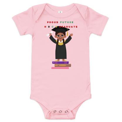 Proud Future HBCU Graduate Short Sleeve Onesie Tee for Girls