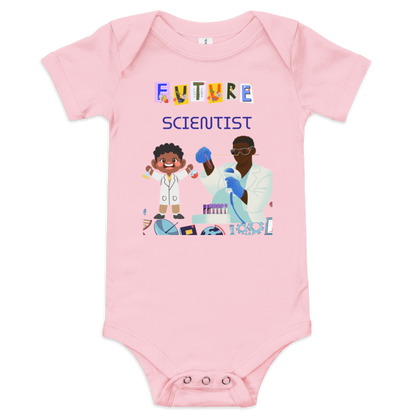 Future Scientist Baby Short Sleeve Onesie for Boys