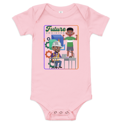 Future Engineer Baby Short Sleeve Onesie for Boys