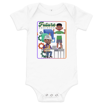 Future Engineer Baby Short Sleeve Onesie for Boys