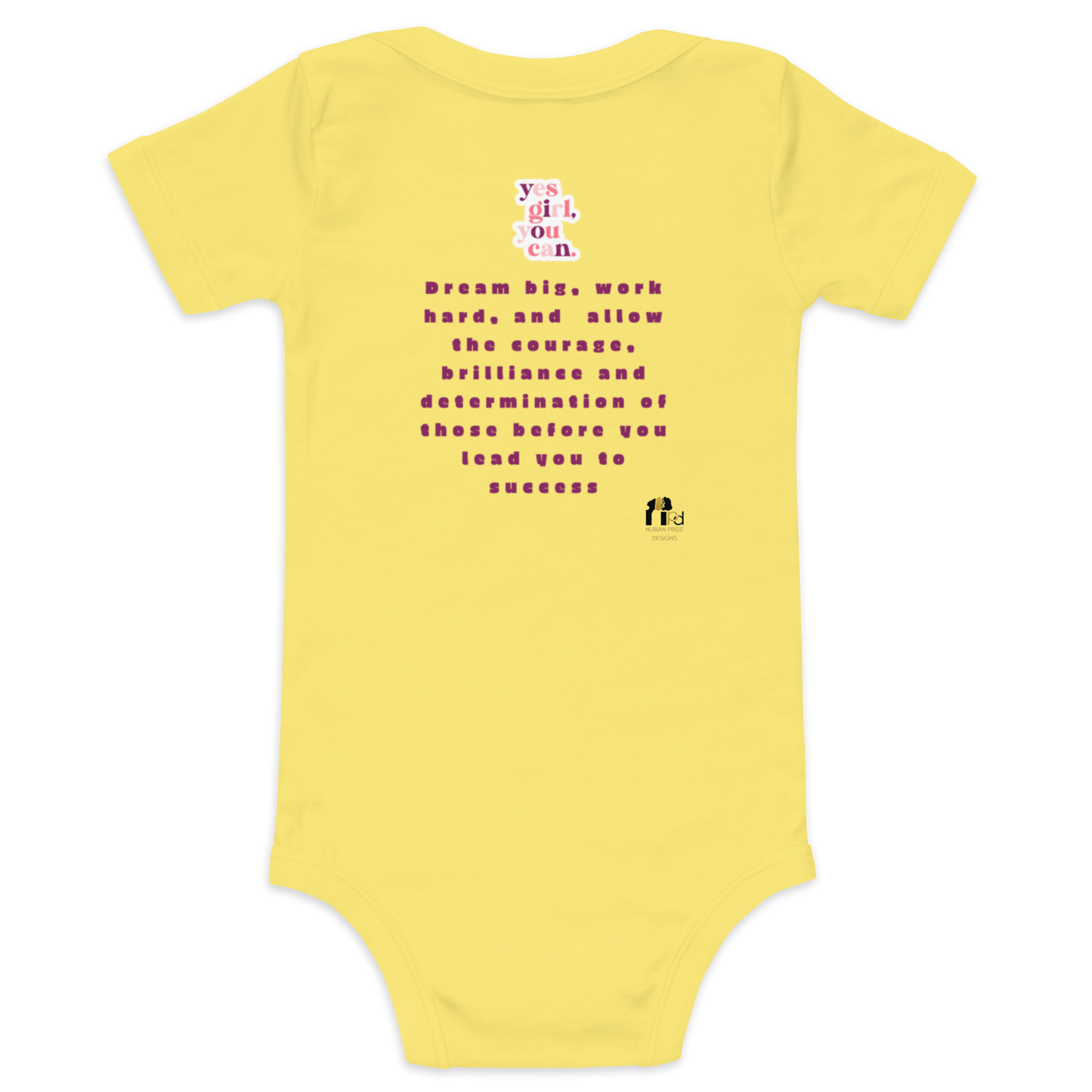 Proud Future HBCU Graduate Short Sleeve Onesie Tee for Girls