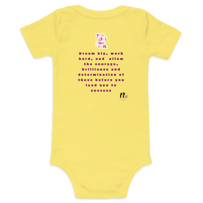 Proud Future HBCU Graduate Short Sleeve Onesie Tee for Girls