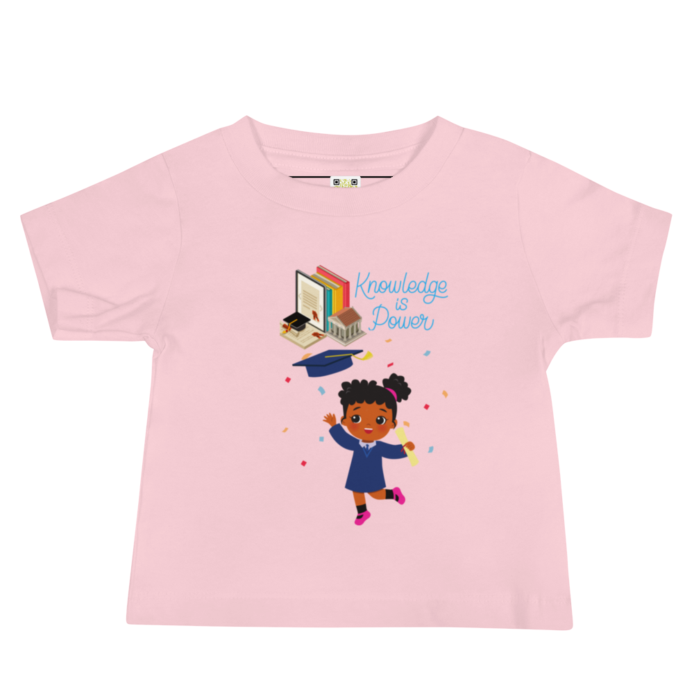 Knowledge Is Power Baby Jersey Tee for Girls