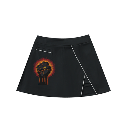 Power Fist A-Line Skirt