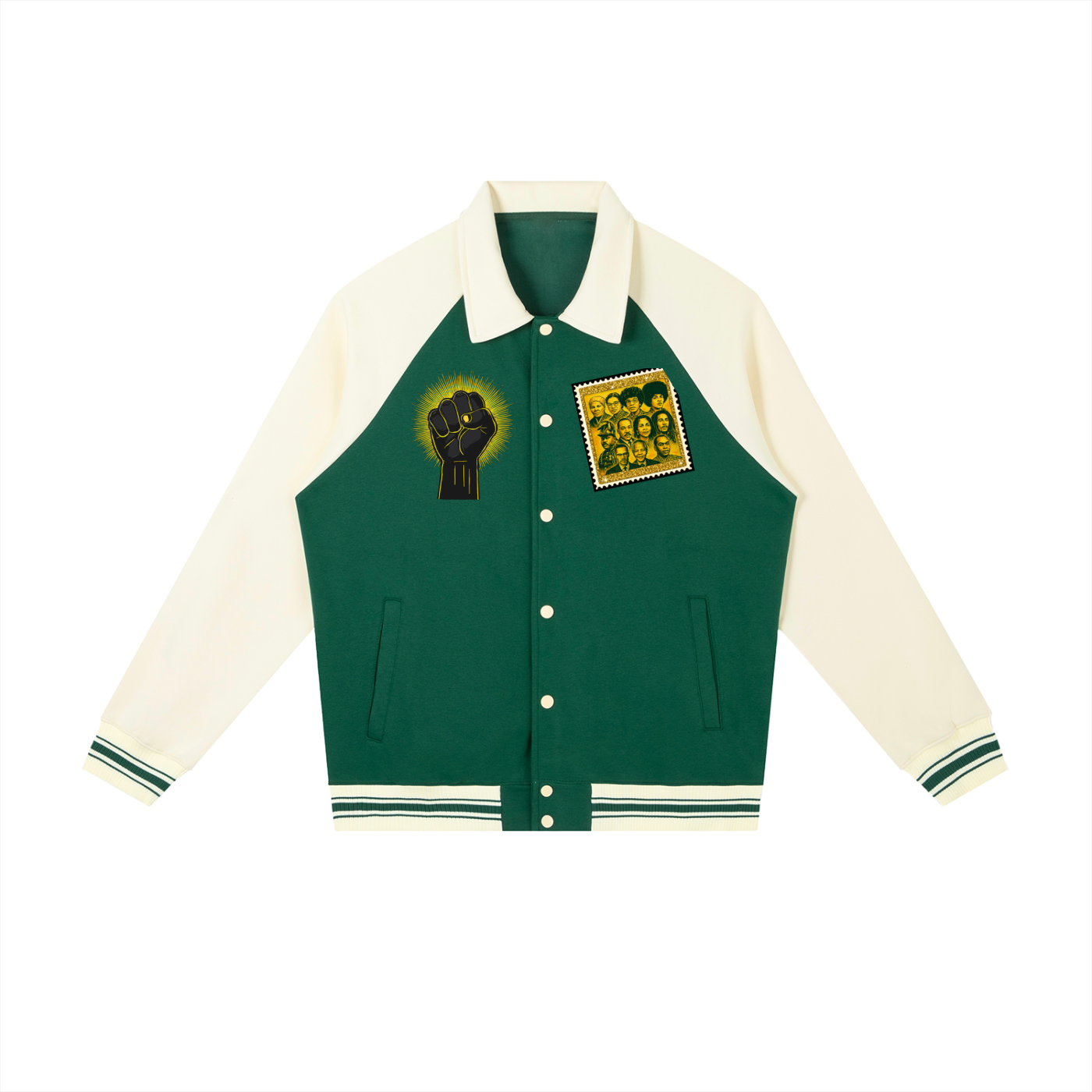 Heritage Raglan Unisex Varsity Jacket