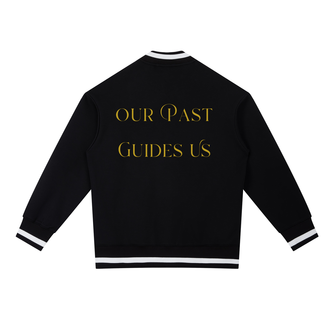 Sankofa Contrast Piping Zip Bomber Jacket