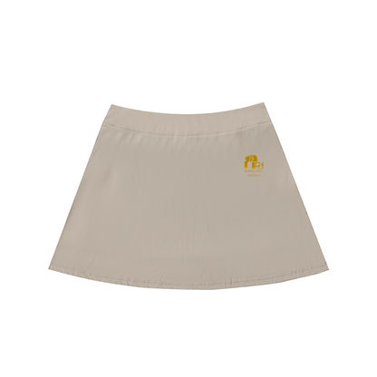 "Sovereign Path" High-Waist A-Line Skirt