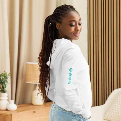 Check the Vibe Unisex Hooded Long Sleeve Tee