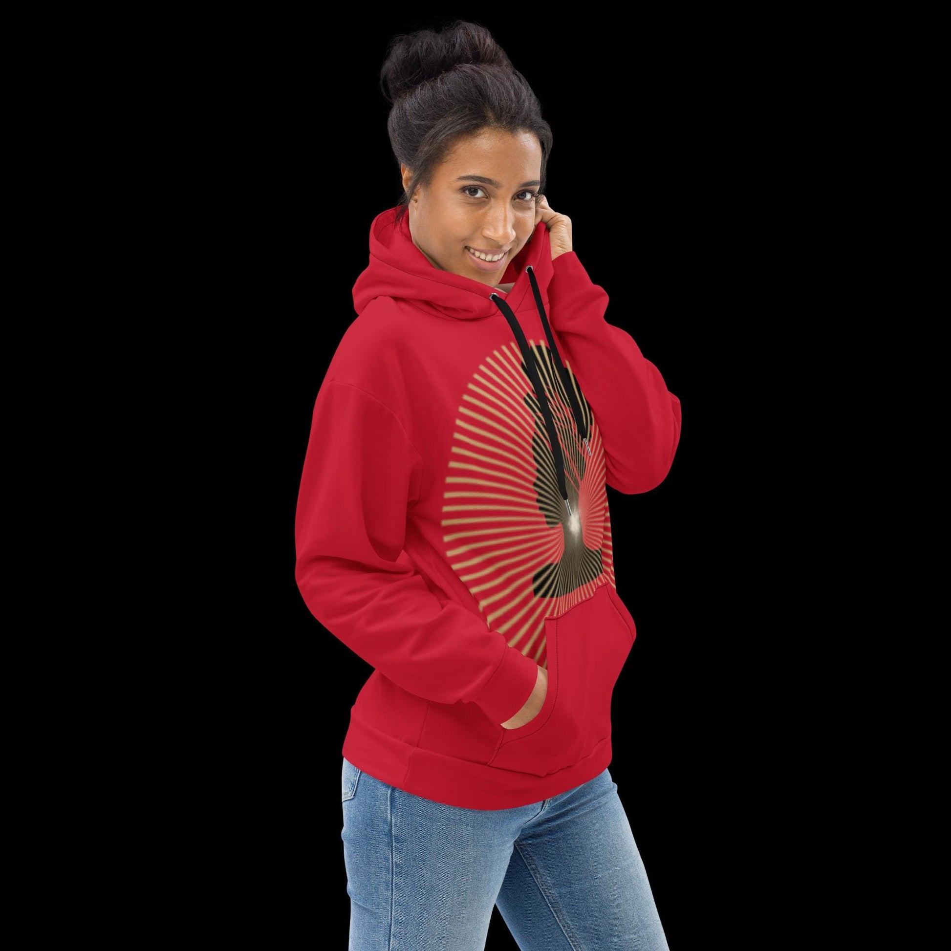 Afrocentric Radiance Hoodie for Women